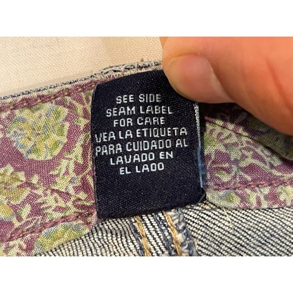 Ashley Womens Jeans Vintage 1980s Bootcut Leg Mid Rise Cotton Blue SZ 14 Average - Picture 10 of 10